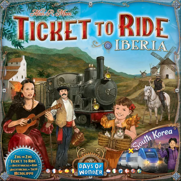 Ticket to Ride Map Collection: Volume 8 – Iberia & South Korea